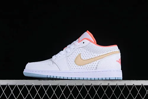 All categories Air Jordan Jordan series basketball shoes Air Jordan 1 Low Air Jordan 1 Low AJ1 Joe 1 white sesame low-top cultural and leisure sports sneakers DC9509-100